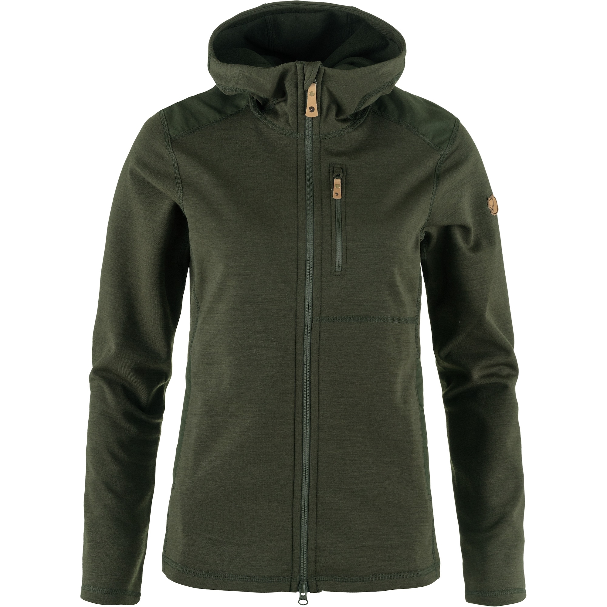 Fjällräven Keb Fleece Hoodie W Deep Forest