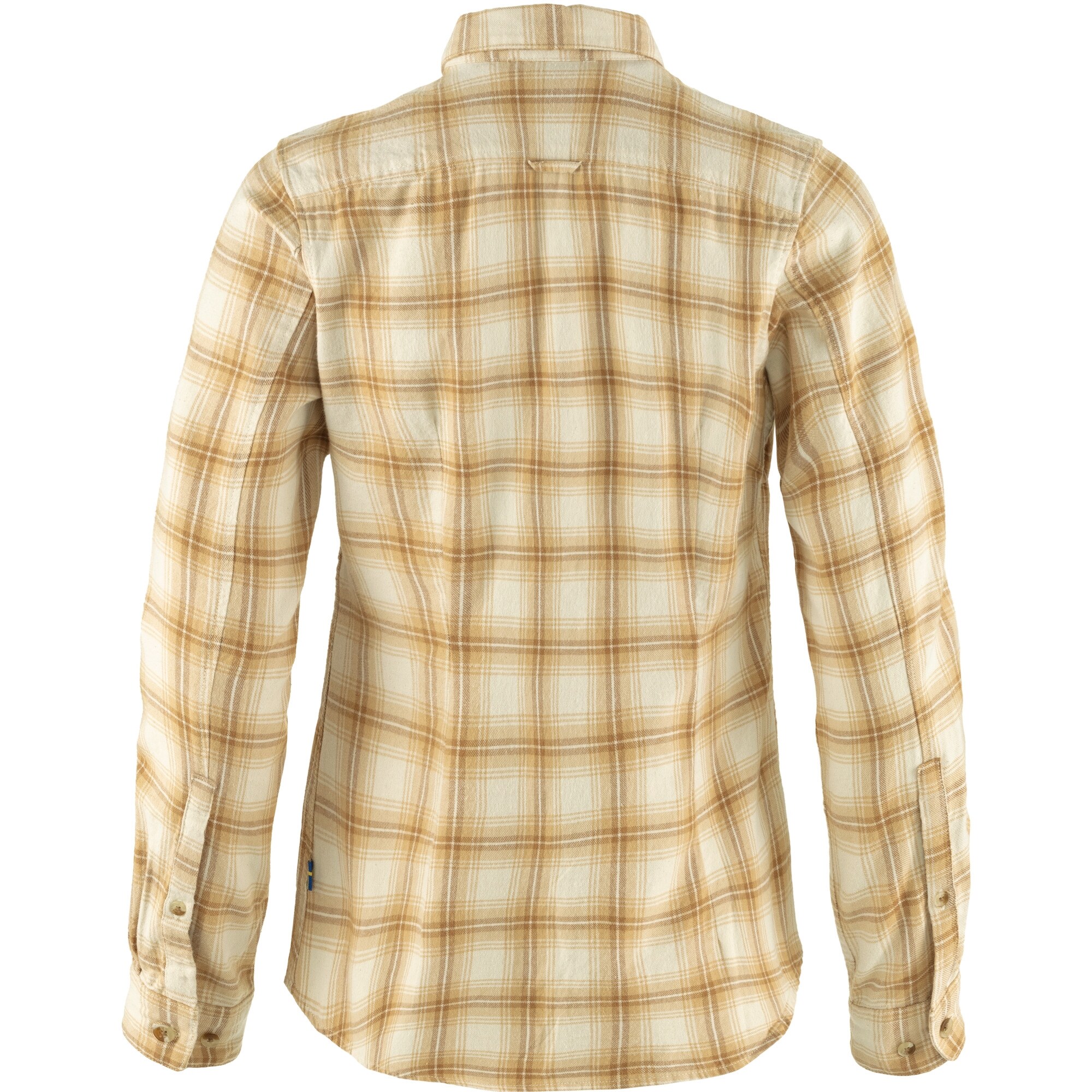 Fjällräven Övik Flannel Shirt W Chalk White - Dune Beige