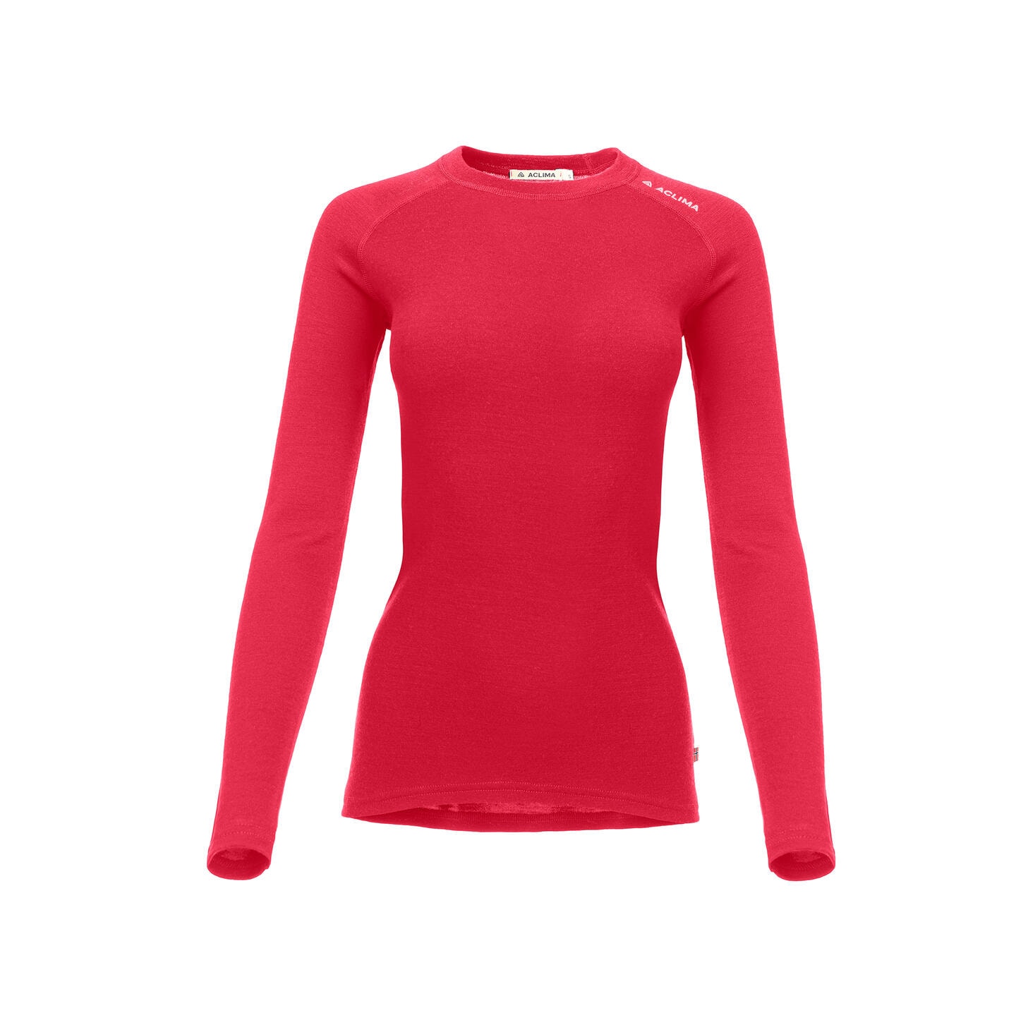 Aclima Warmwool Crew Neck W Jester Red