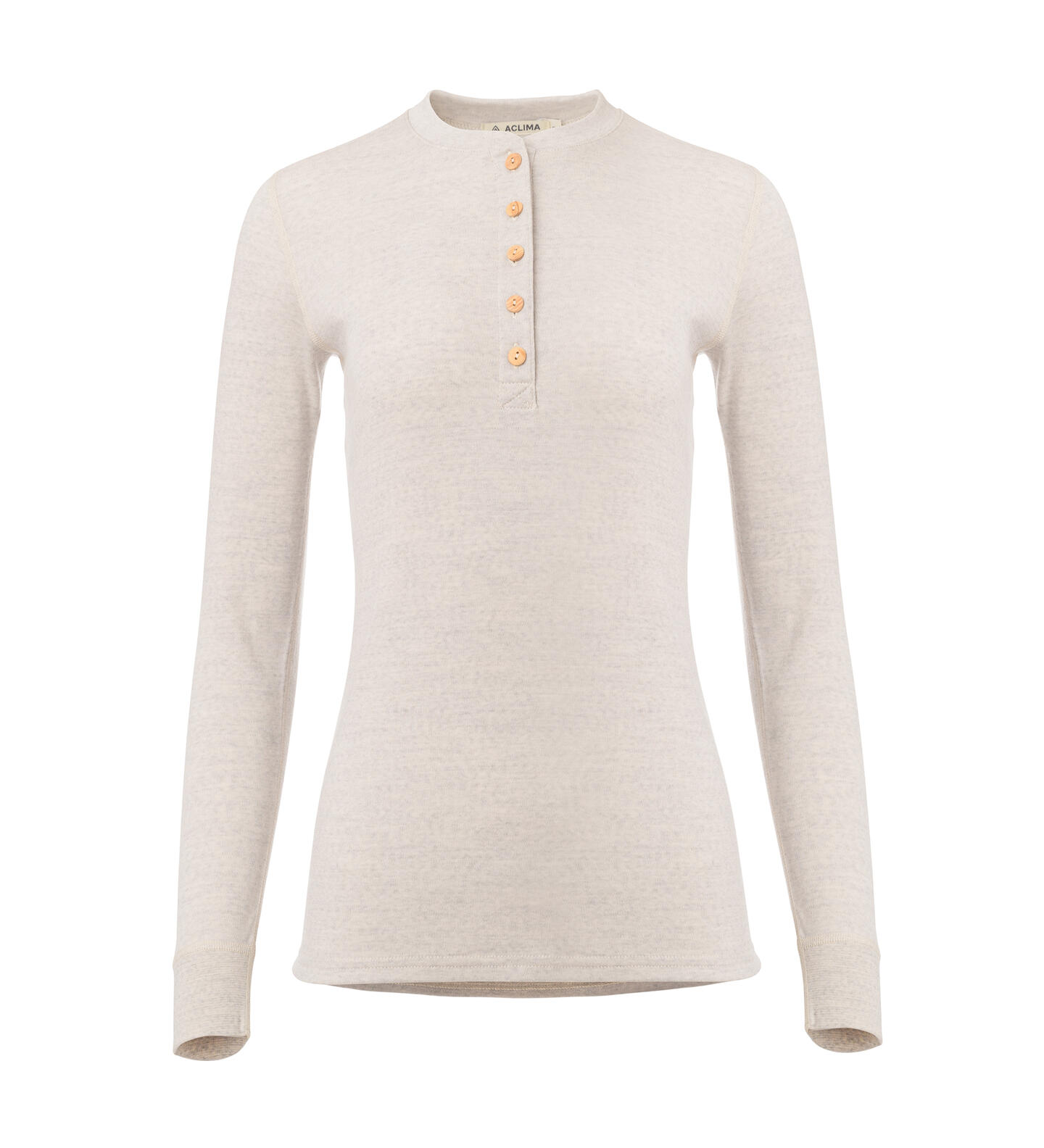 Aclima Warmwool Granddad Woman Beige Melange
