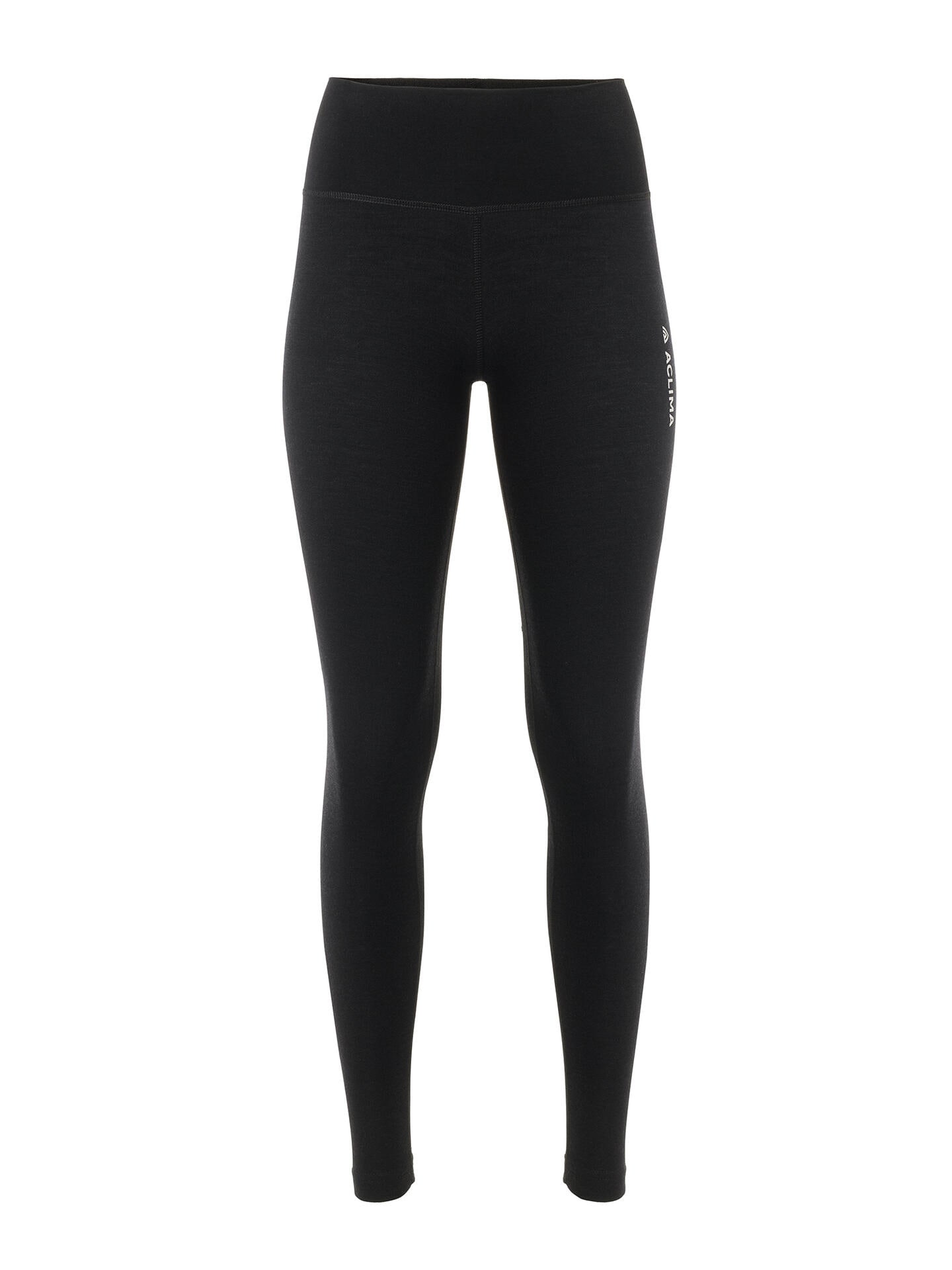 Aclima Warmwool Longs High Waist W Jet Black