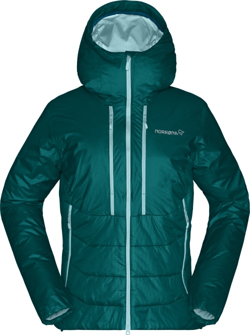 Norrøna trollveggen Primaloft100 Zip Hood (W) Everglade