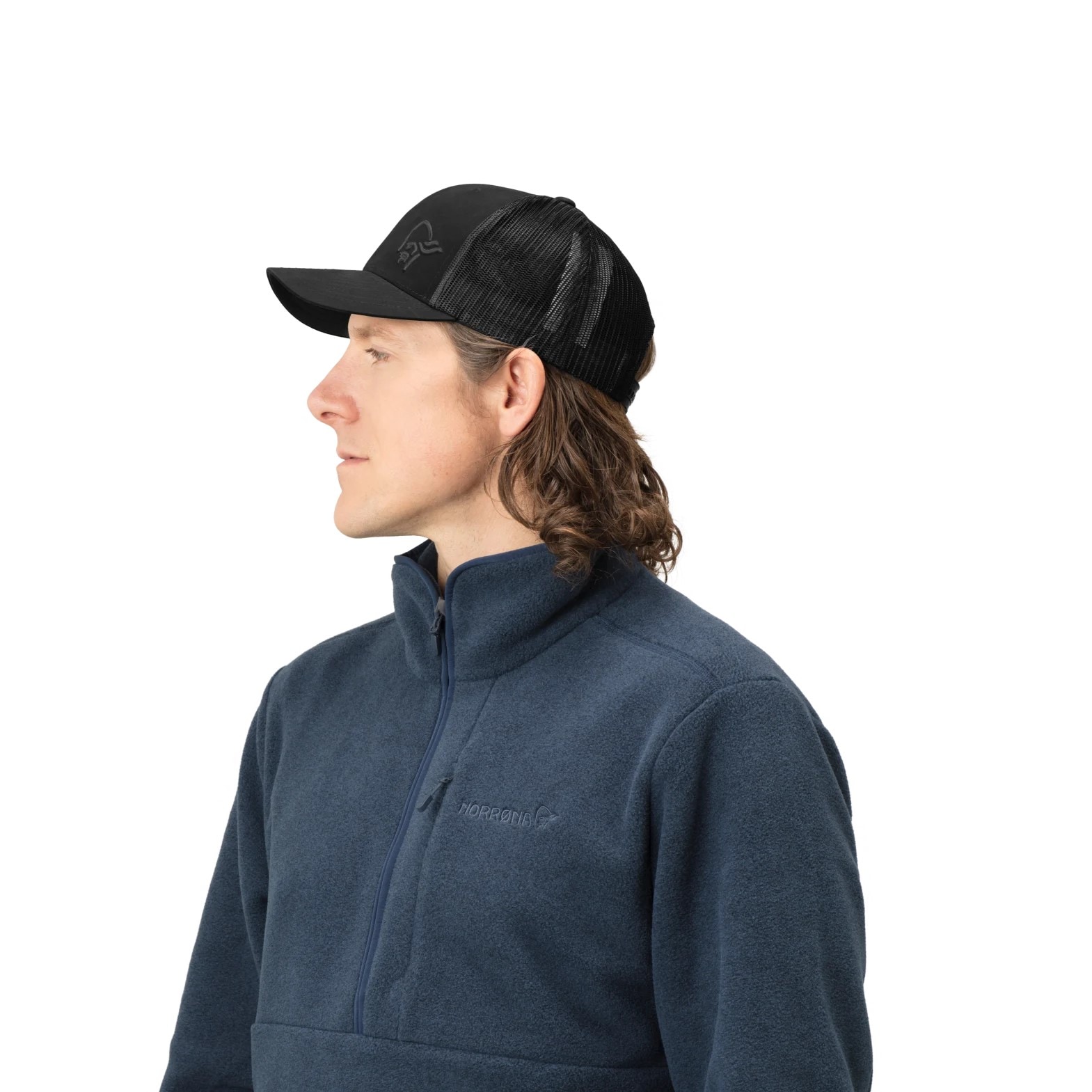 Norrøna /29 Trucker Mesh Snap Back Cap Caviar