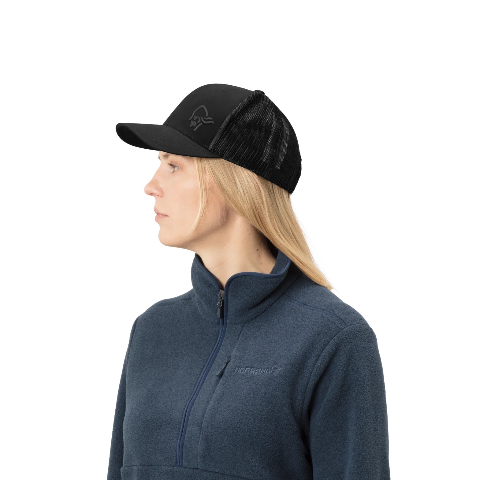 Norrøna /29 Trucker Mesh Snap Back Cap Caviar