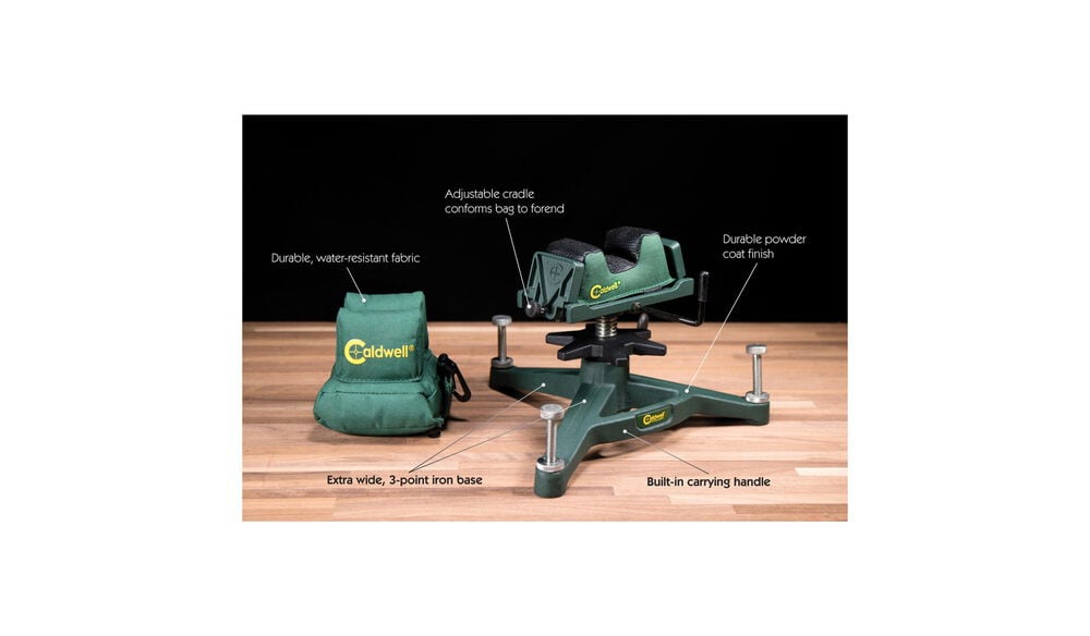 Caldwell The Rock DLX Shooting Rest And Rear Bag Combo