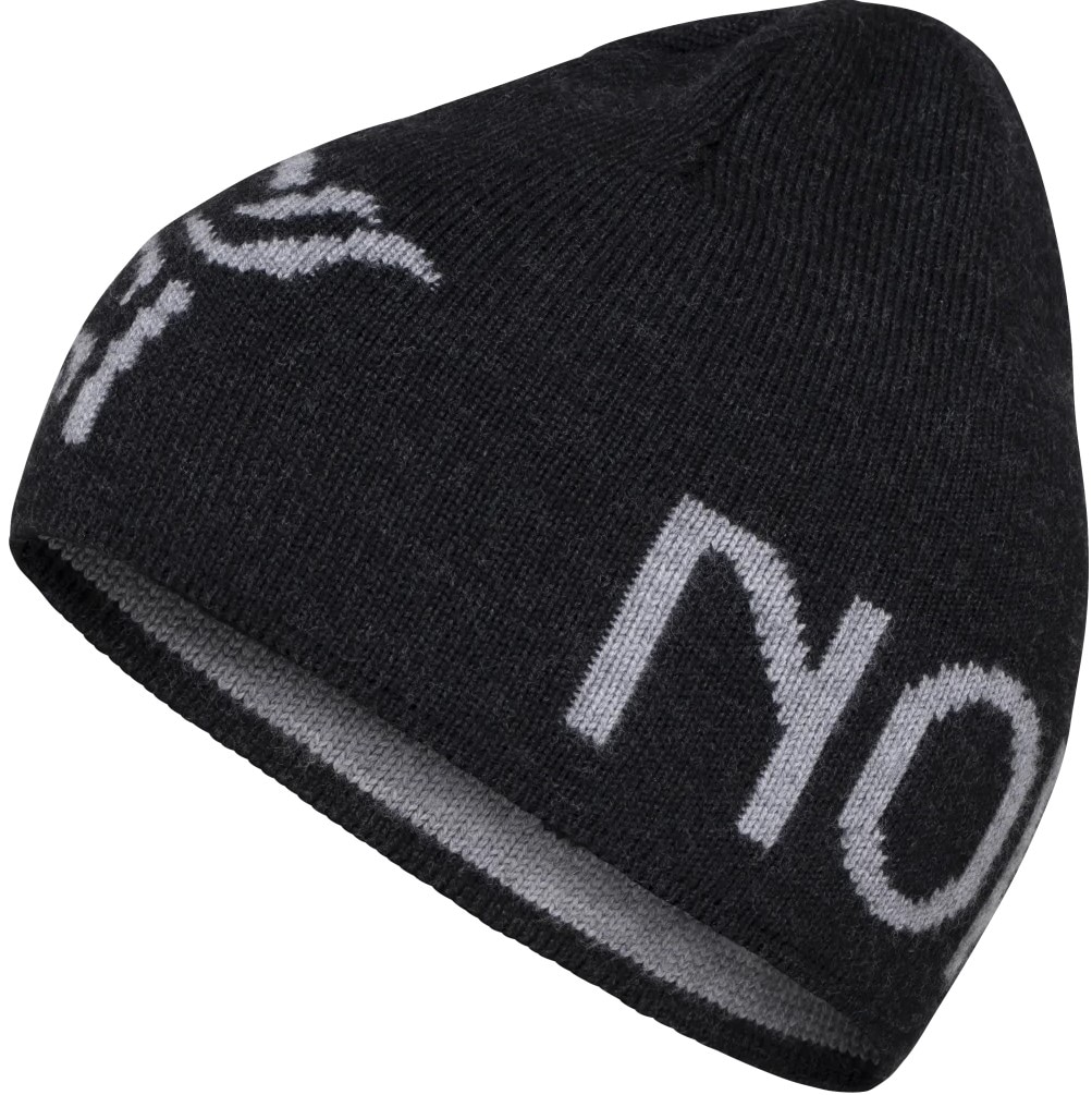 Norrøna /29 Heavy MerinoUll Logo Beanie Caviar Melange