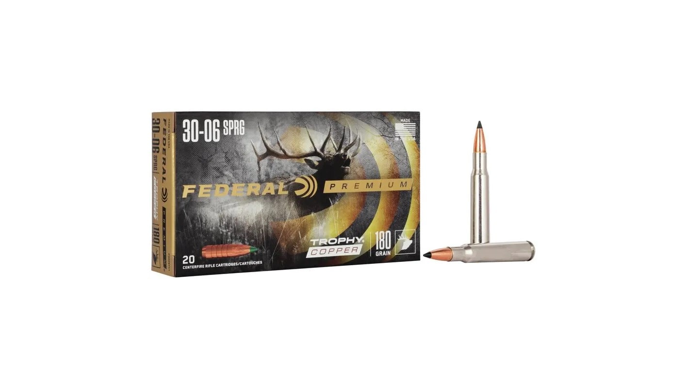 Federal Premium 30-06 180 Trophy B. Tip.
