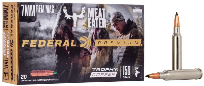 Federal Premium 7mm Rem Mag 140 Trophy Copper