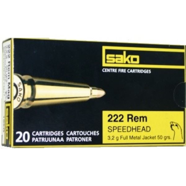 Sako 222 Rem 50 SPEEDHEAD FMJ