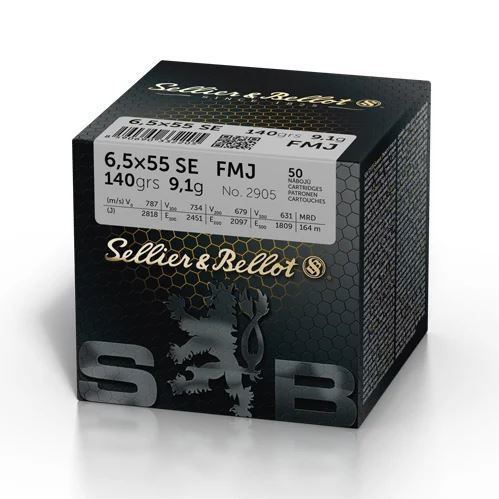 Sellier & Belliot Helmante 6,5x55 140 FMJ