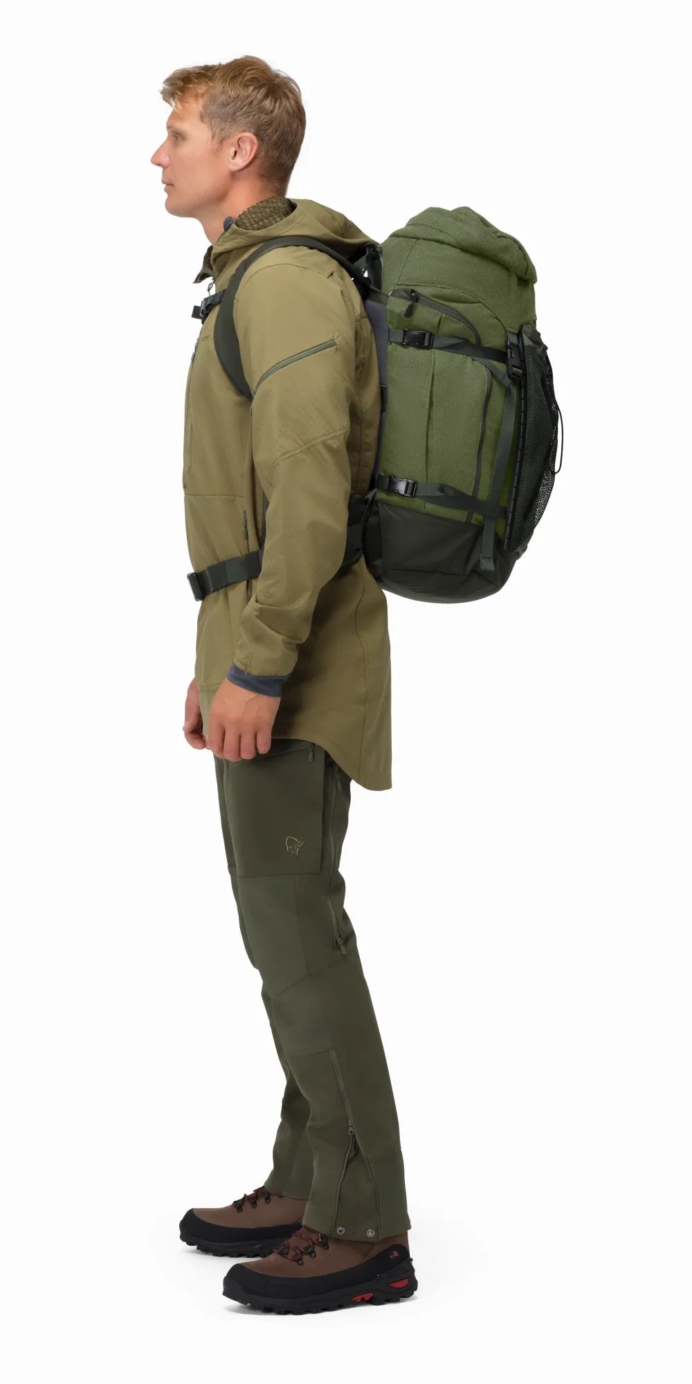 Norrøna finnskogen integral Pack 40L Green