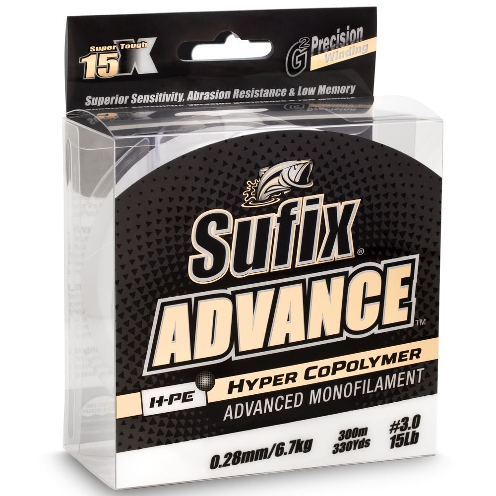 SUFIX ADVANCE CLEAR 300M 0,18MM