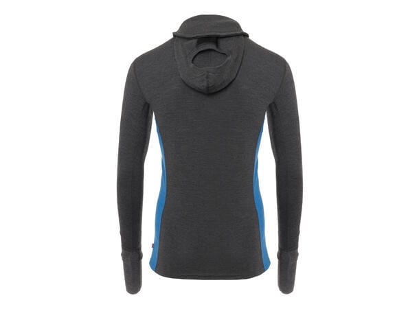 Aclima WarmWool Hood Sweater w/zip M Marengo/Jet Black/Corsair