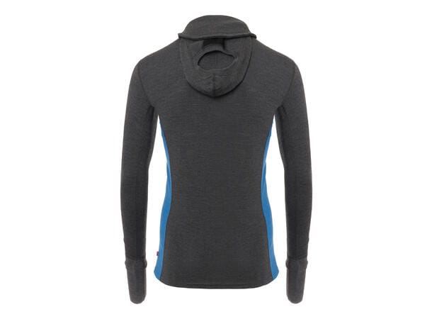 Aclima WarmWool Hood Sweater w/zip M Marengo/Jet Black/Corsair