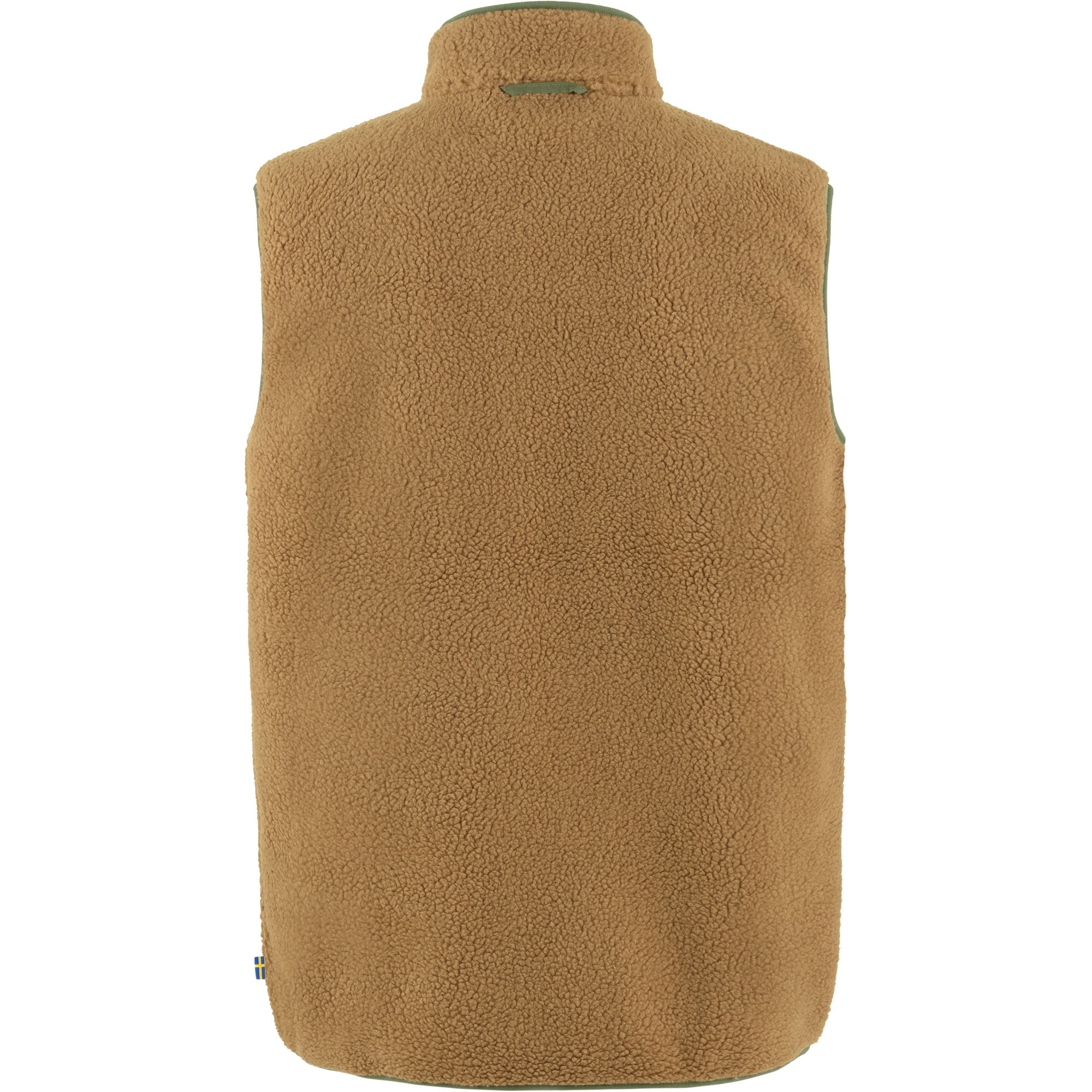 Fjällräven Vardag Pile Fleece Vest M Buckwheat brown - Laurel Green