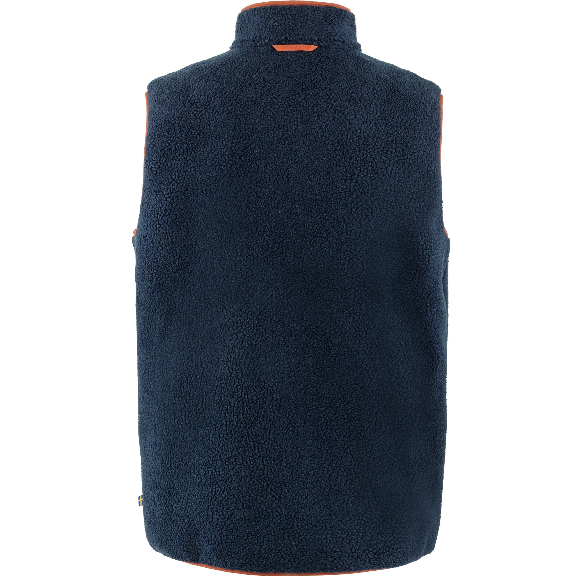 Fjällräven Vardag Pile Fleece Vest M Navy - Autumn Leaf