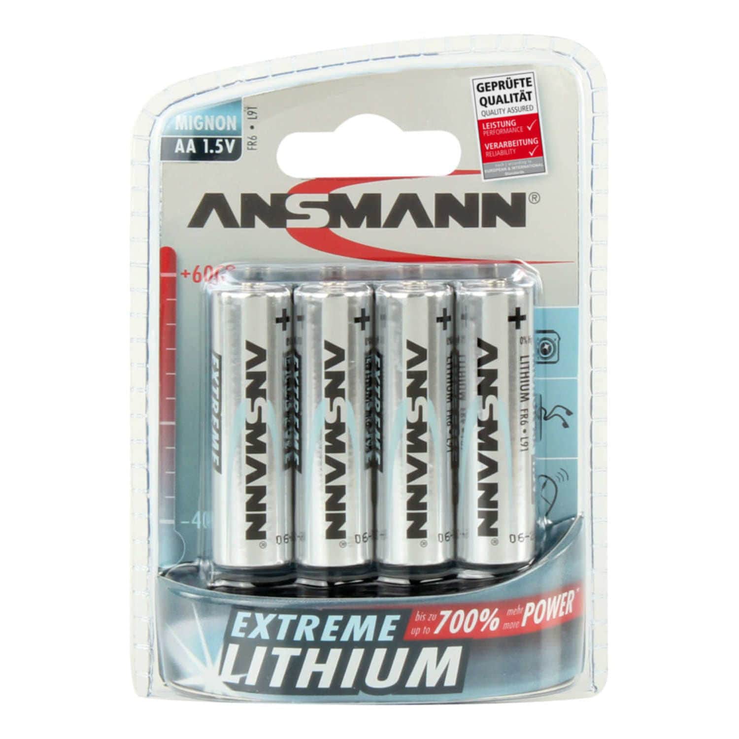 Ansmann Extreme Lithium AA 1,5v 4pk