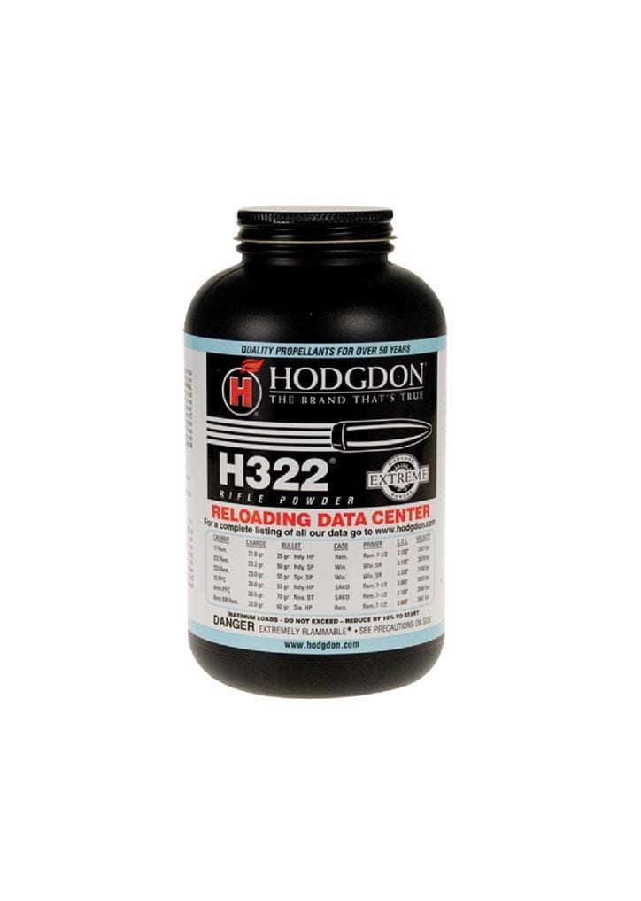 Hodgdon Krutt H322 454g.