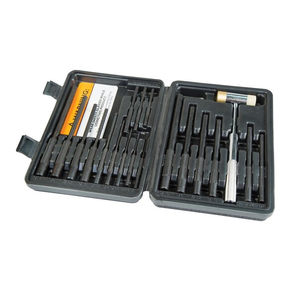 Wheeler Master Roll Pin Punch Set