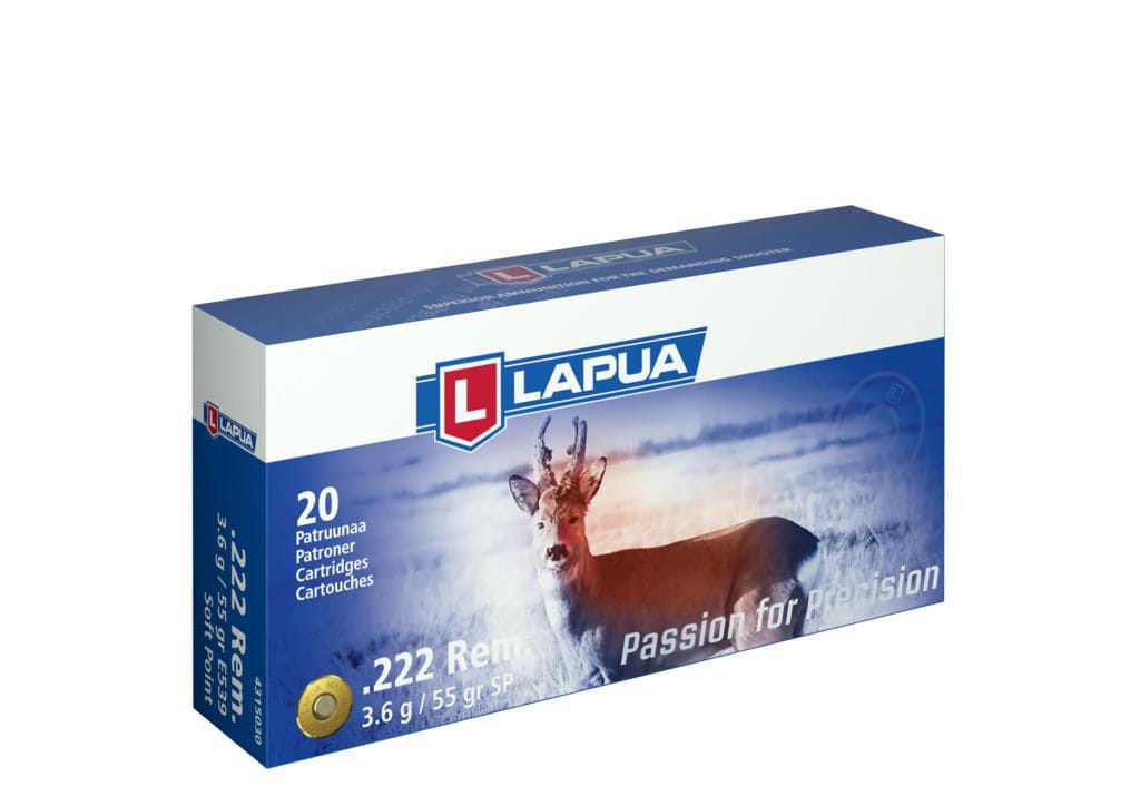 Lapua 222 Rem 3,6g / 55grs SP