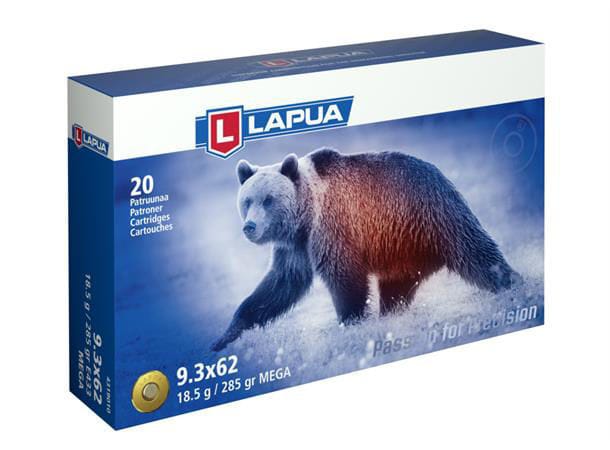 Lapua 9,3x62 18,5g / 285grs SP MEGA