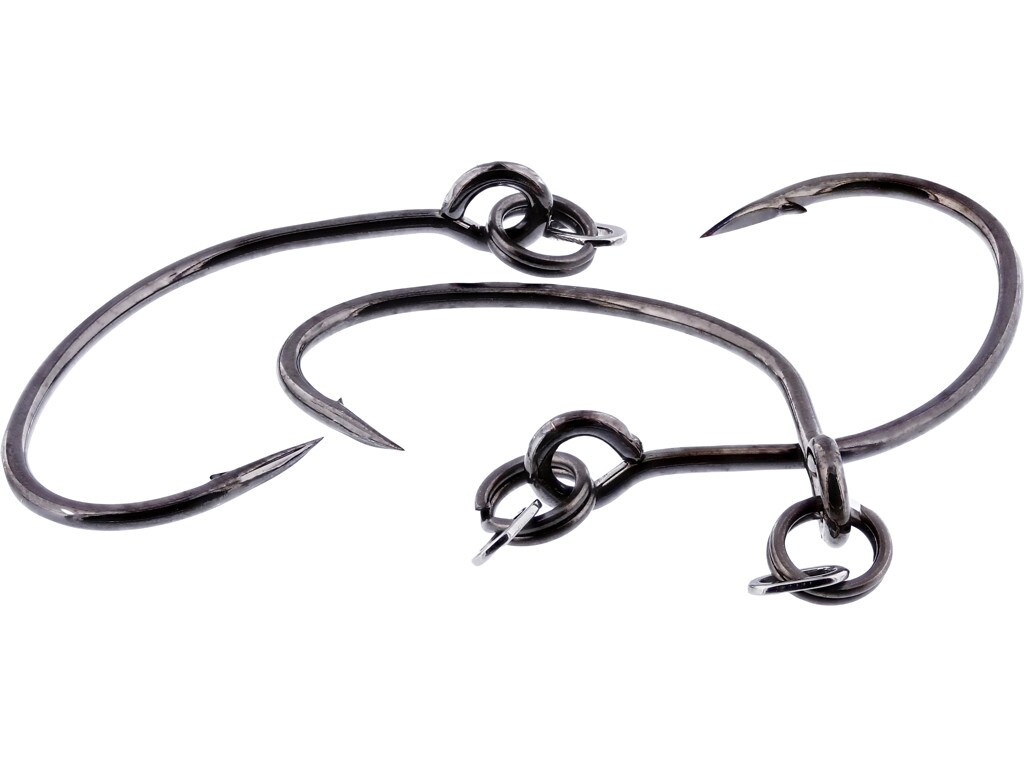 Westin RIGGED SEATROUT - SINGLE HOOKS #2 8PCS BLACK