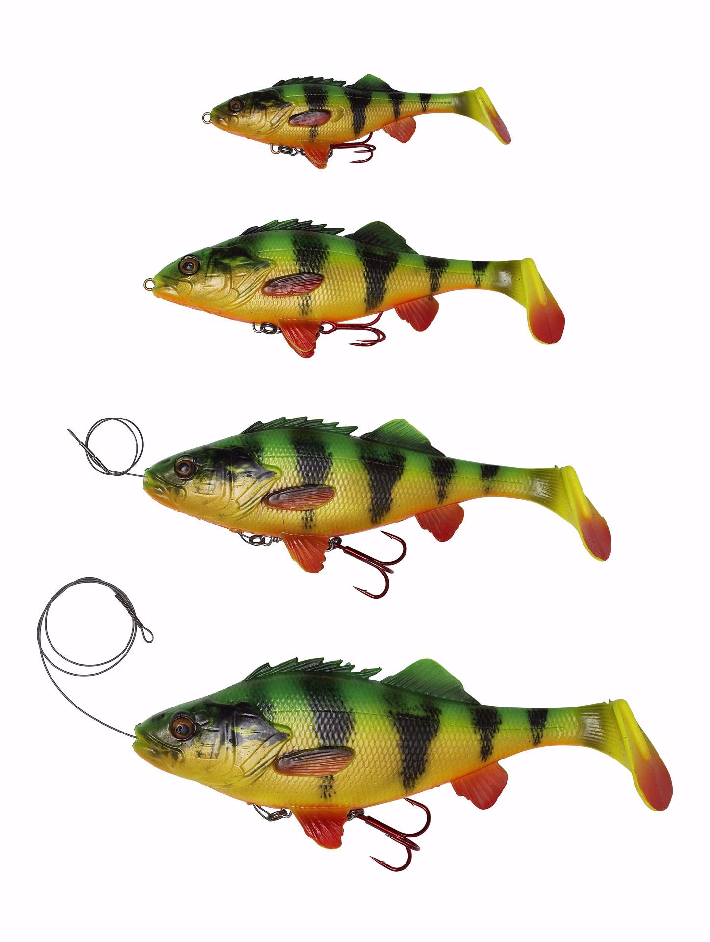 Savage Gear 4D Perch Shad 17.5cm 67g SS 02-Firetiger