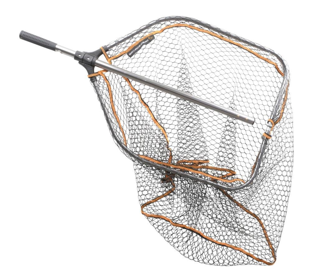 Savage Gear Pro Folding Rubber Large Mesh Landing Net XL (70x85cm)