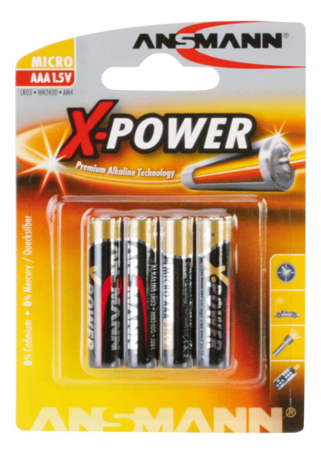 Batteri Ansmann X-Power 1,5V AAA
