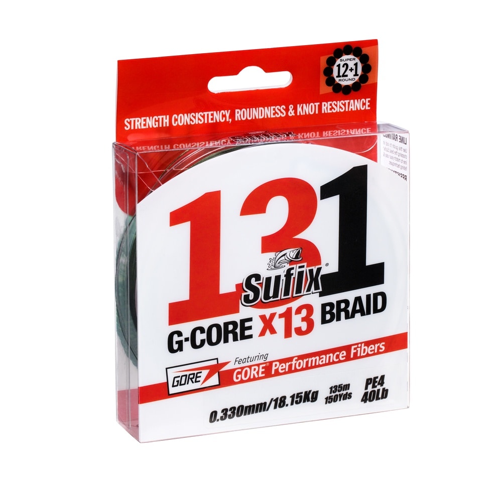 Sufix 131 G-CORE X13 Lo-Vis Green 150m 0,104mm