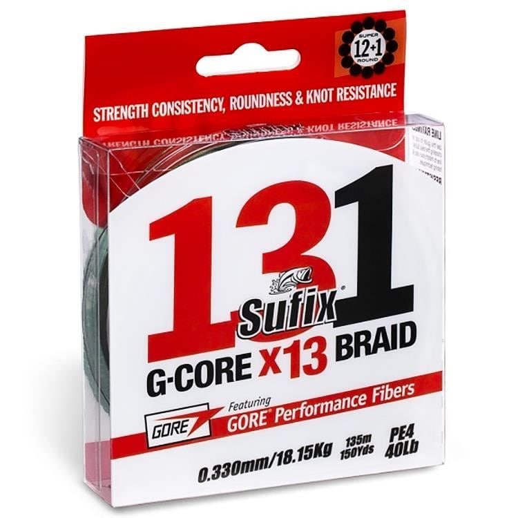 Sufix 131 G-CORE X13 BRAID 150M 0,12MM GR