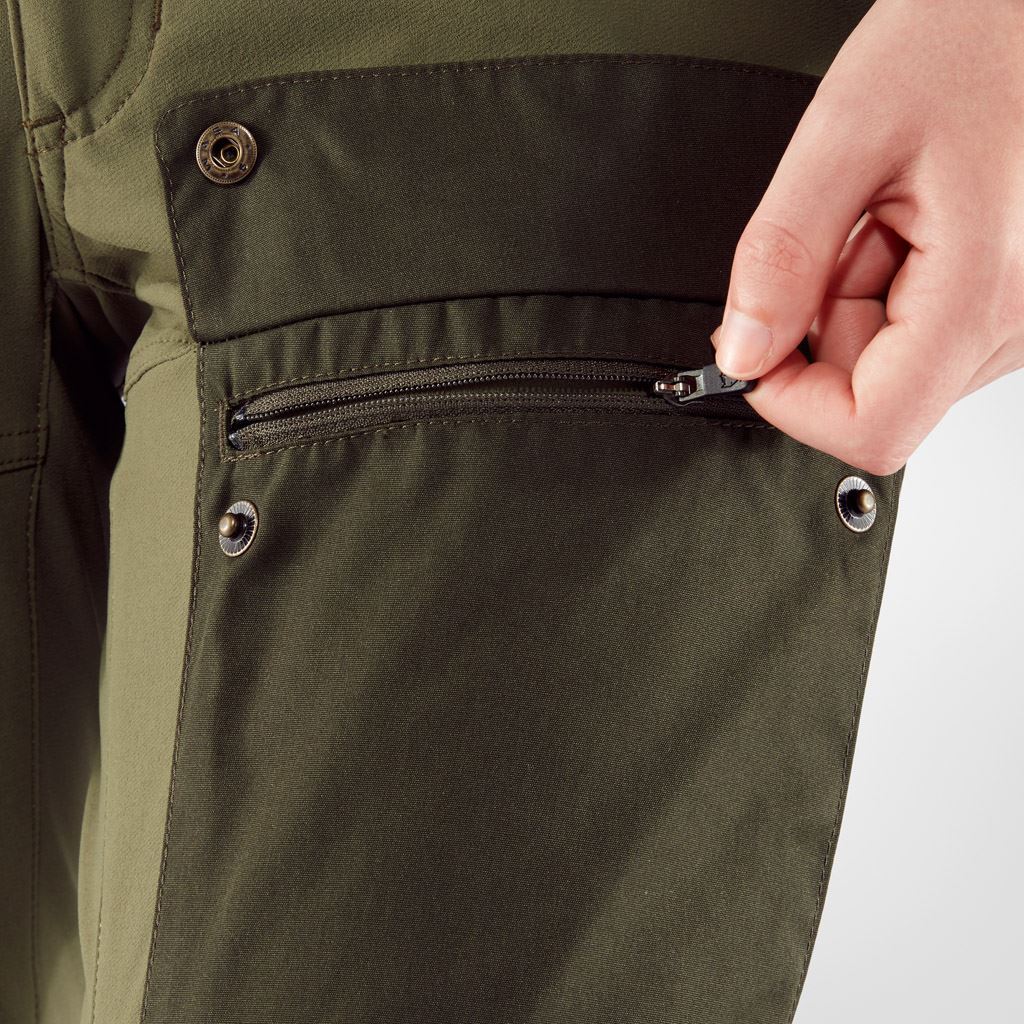 Fjällräven Keb Trousers Curved W UN Blue-Stone Grey Utgående