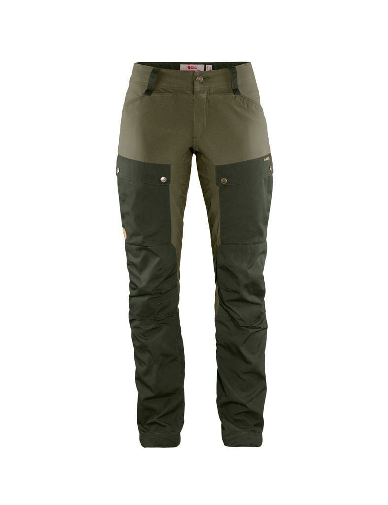 Fjällräven Keb Trousers Curved W  Deep Forest-Laurel Green Utgående