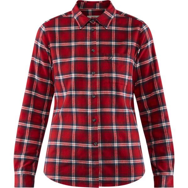 Fjällräven Övik Flannel Shirt W Deep Red