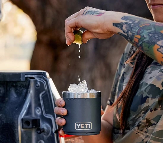 Yeti Rambler 10 oz (296 ml) Lowball 2.0 Black