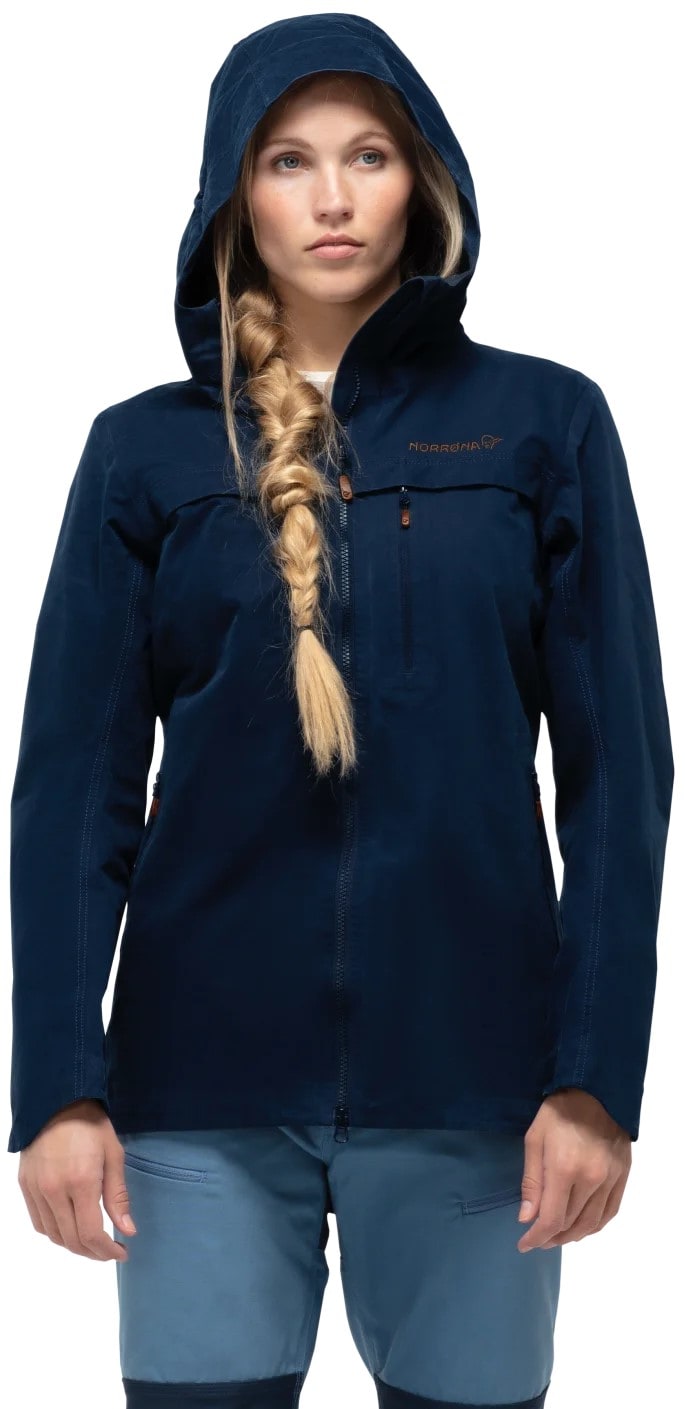 Norrøna svalbard cotton Jacket (W) Indigo Night Utgått