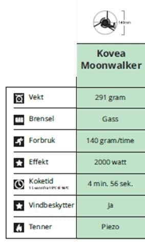 Kovea Moonwalker gassbrenner