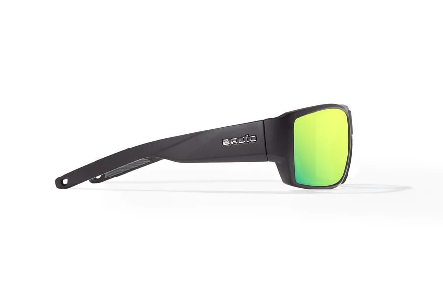Bajio Vega Black Matte Green Mirror Glass