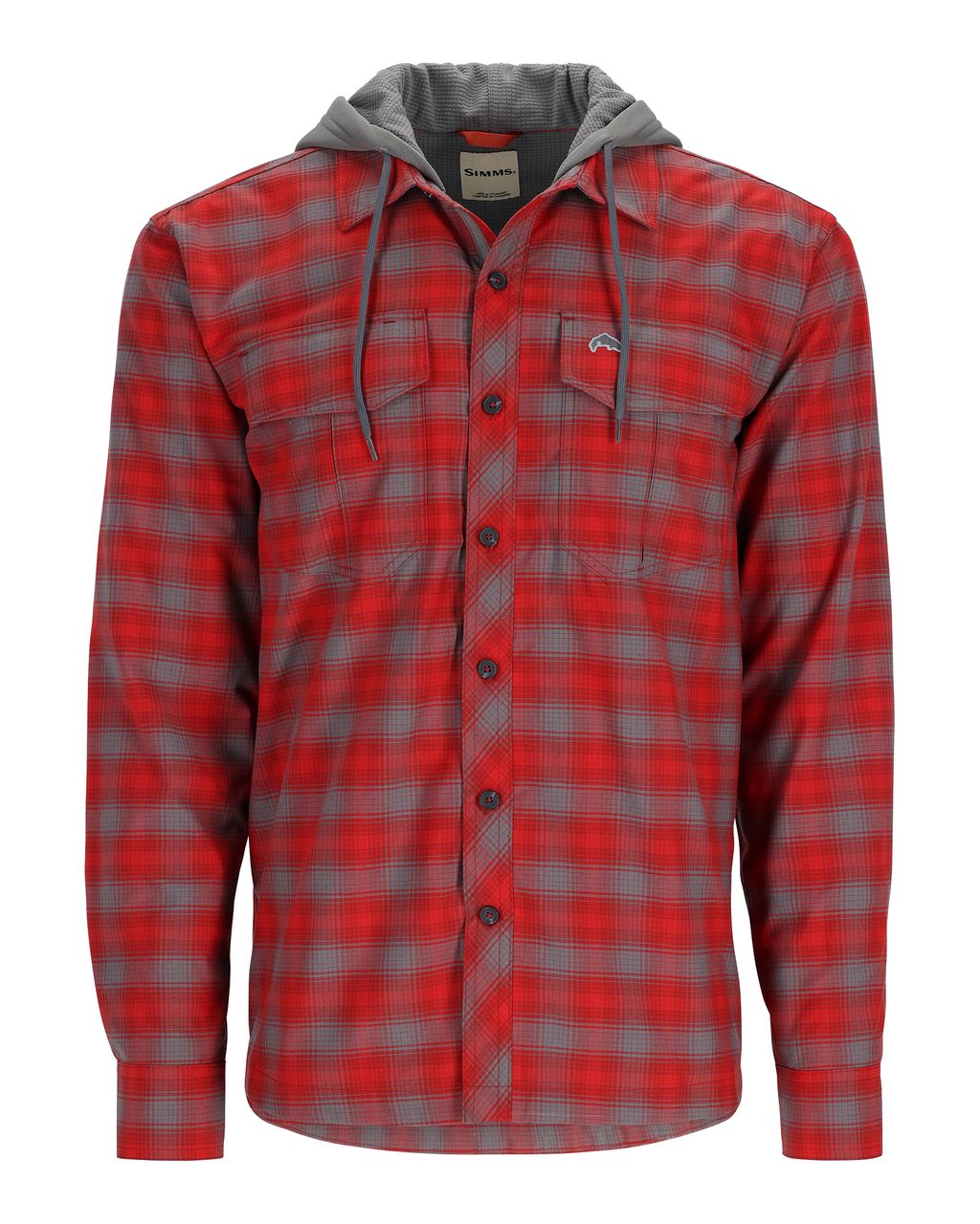 Simms ColdWeather Hoody Auburn Red MC Plaid (utgått)