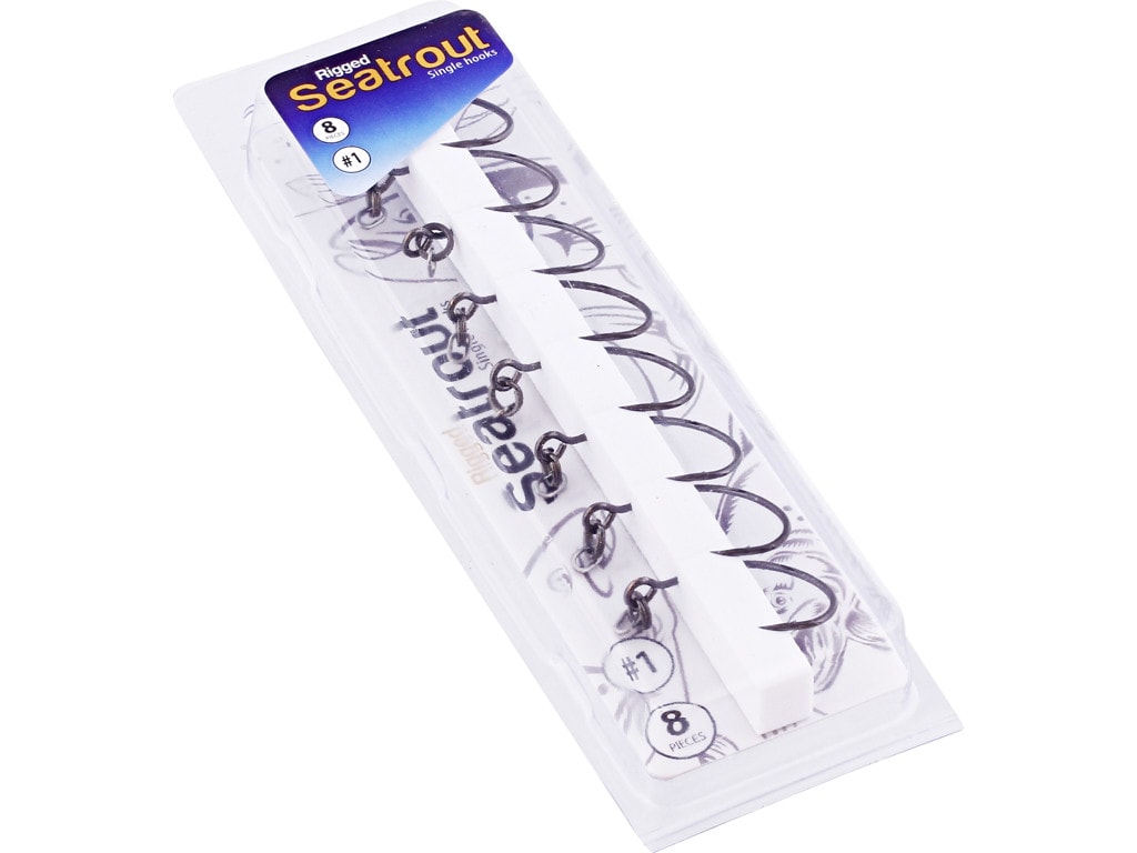 Westin RIGGED SEATROUT - SINGLE HOOKS #1 8PCS BLACK