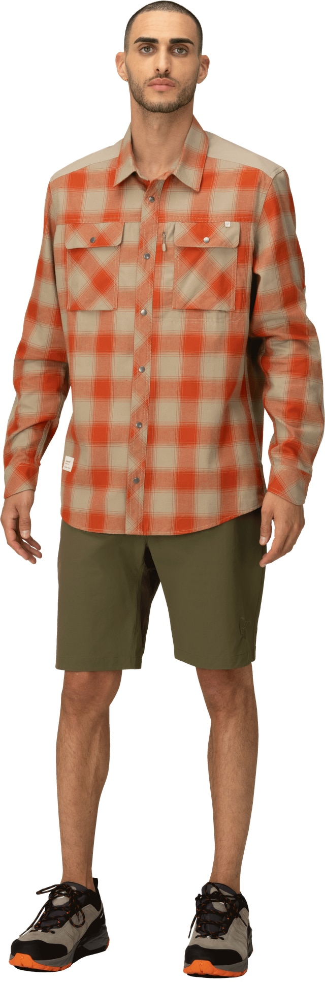 Norrøna femund flannel Shirt (M) Pureed Pumpkin Utgått