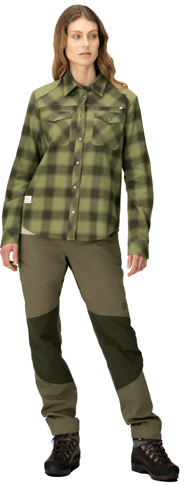 Norrøna femund flannel Shirt (W) Rosin