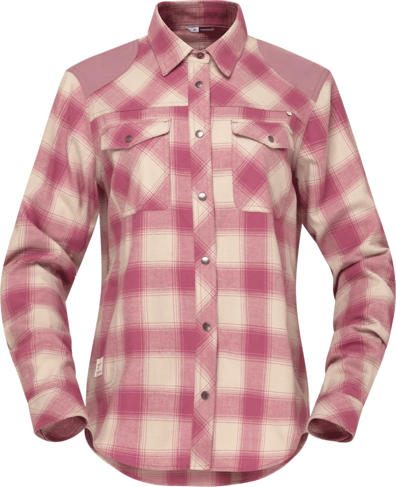 Norrøna Femund flannel Shirt (W) Grape Shake Utgått