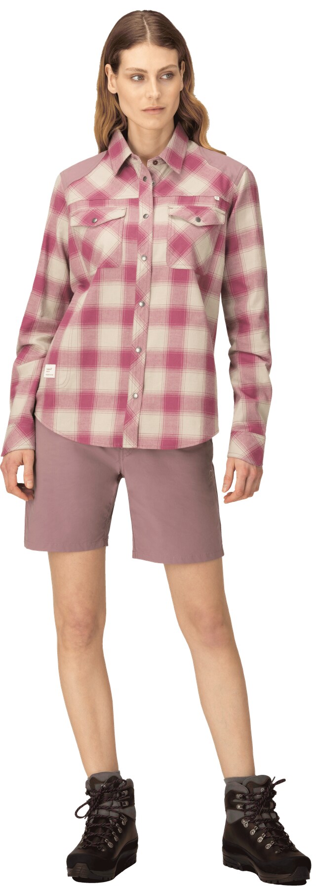 Norrøna Femund flannel Shirt (W) Grape Shake Utgått