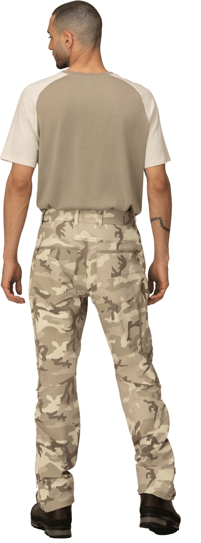 Norrøna Femund Flex1 Pants (M) Camo Beige Utgått