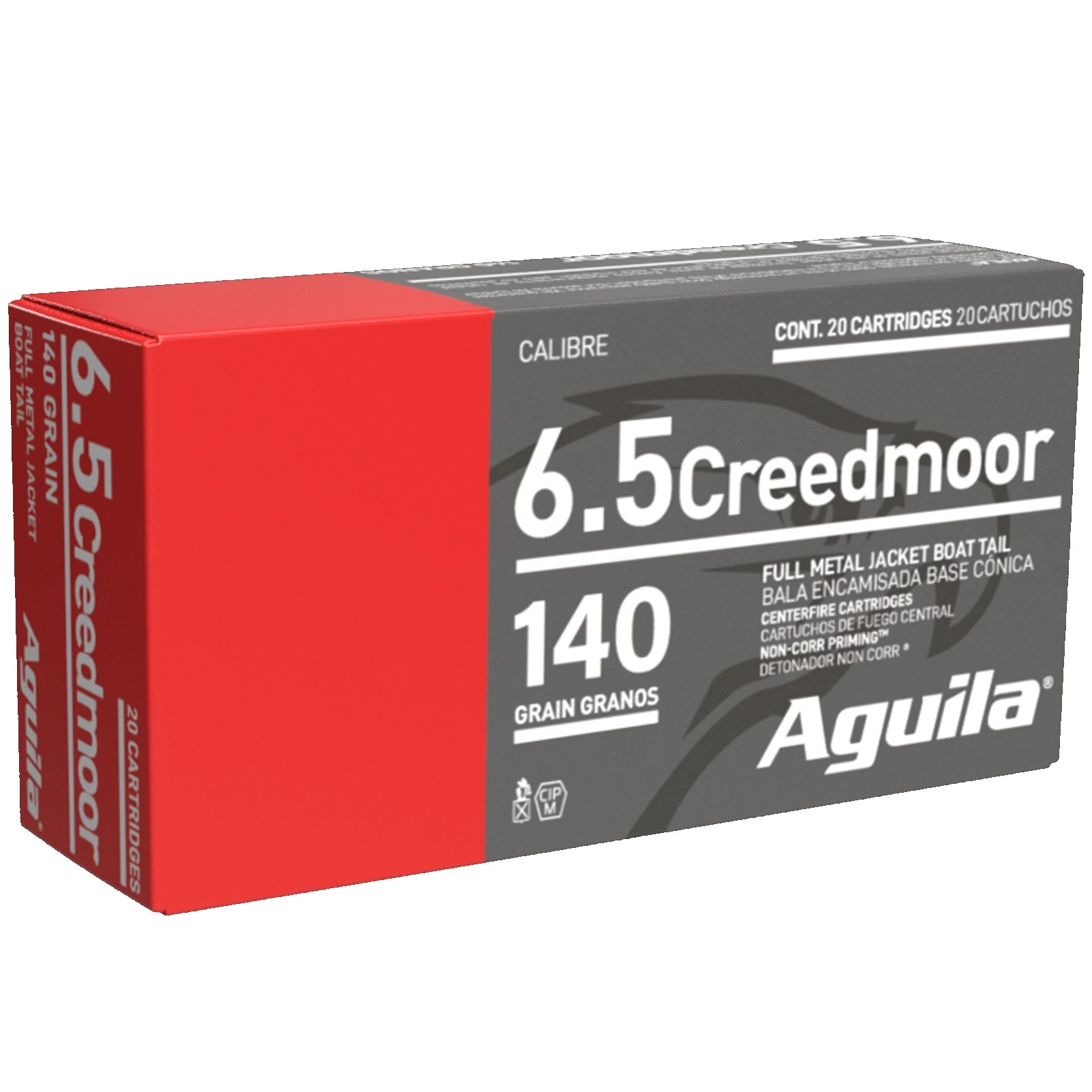 Aguila 6,5 Creedmoor FMJBT 140GR