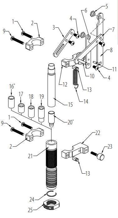 Hornday Parts Locking Bolt#398741