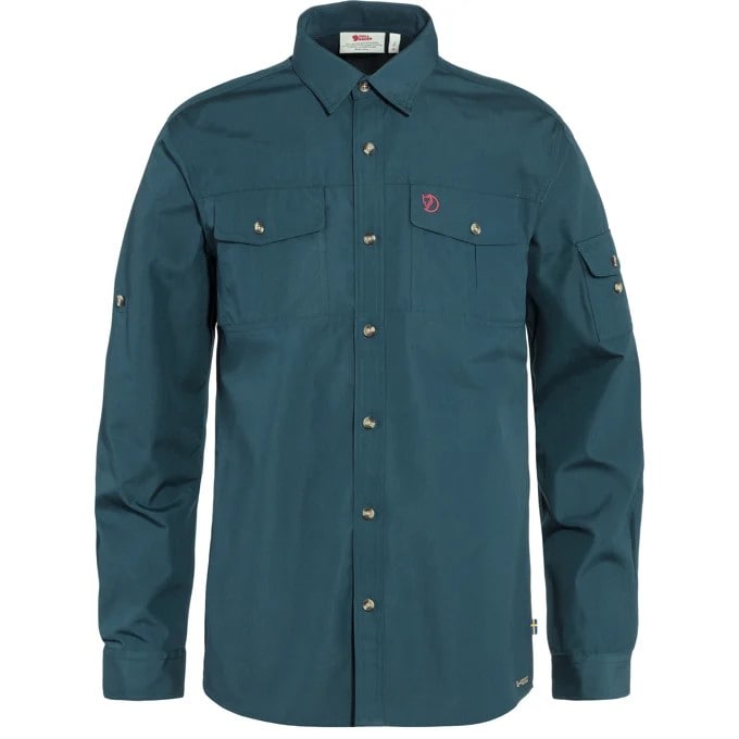 Fjällräven Singi Trekking Shirt LS M Mountain Blue