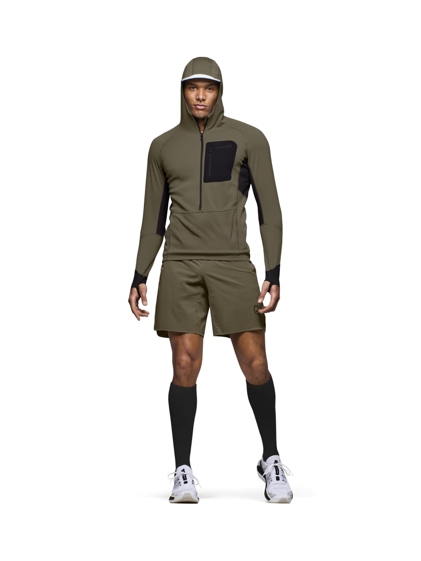 Norrøna Senja Warm 1 Hood (M) Olive Night
