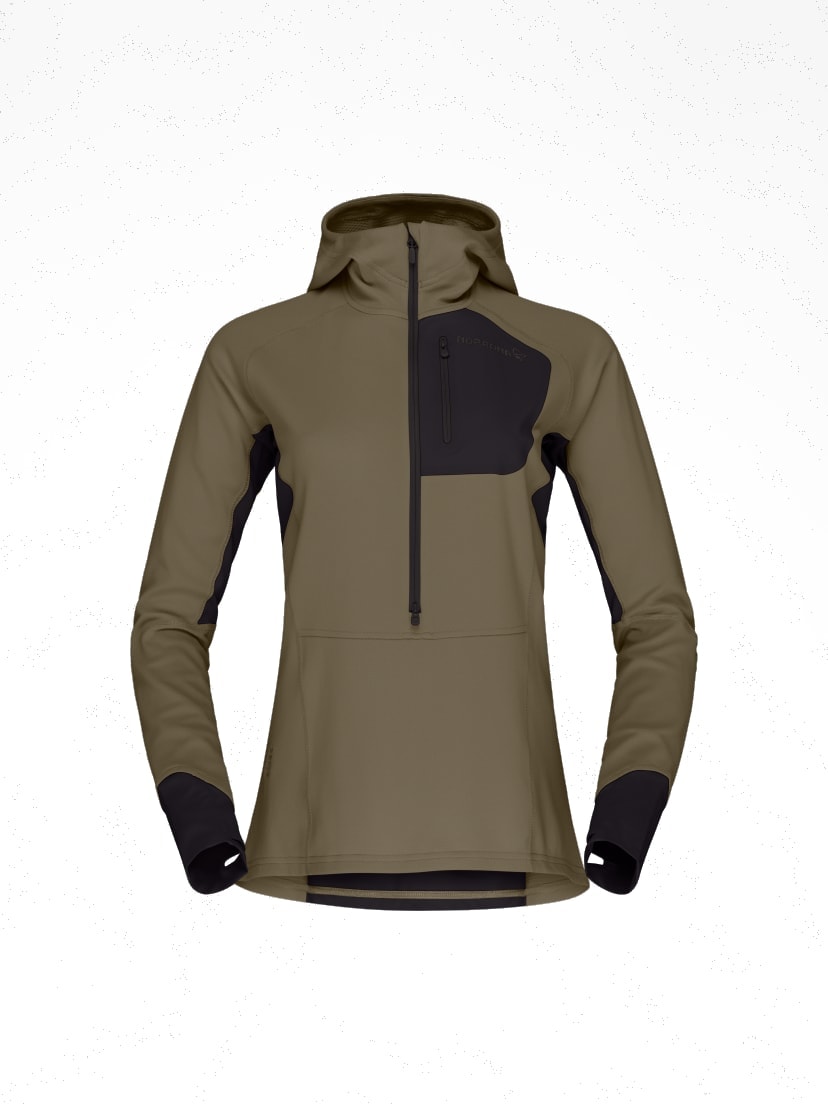 Norrøna Senja Warm 1 Hood (M) Olive Night